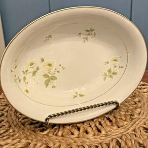 Fashion Manor Summertime Oval Vegetable Serving Bowl Fine China Made in Japan
